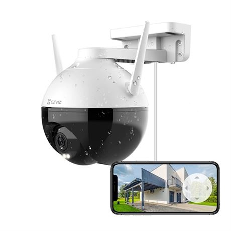 EZVIZ 360 Security Camera OutdoorOutside WiFi Cameras for Home Security Survei