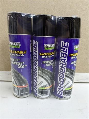 Cristal Products - Untouchable Wet Tire Finish - 3 Pack