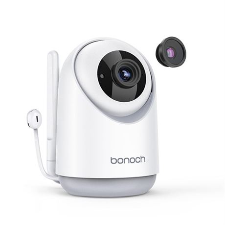 bonoch 1080p Add-on Baby Camera for BBM04 BBM06 (Not Compatible 720P Baby Moni