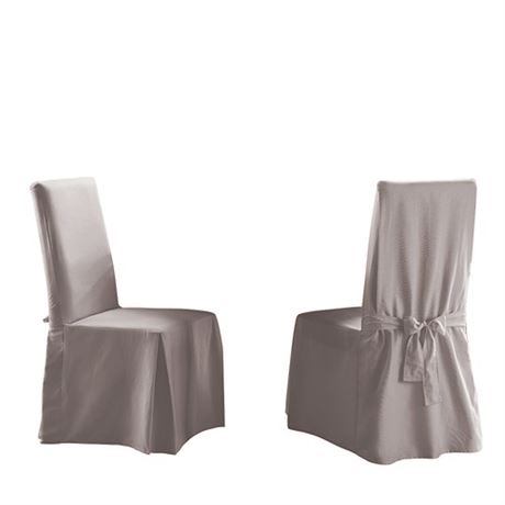 SureFit Duck Long Dining Chair Slipcover 5 PCS
