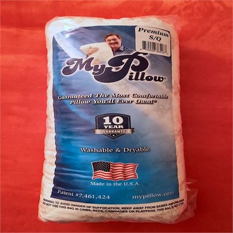MY PILLOW Premium SQueen White Label Made in the USA -