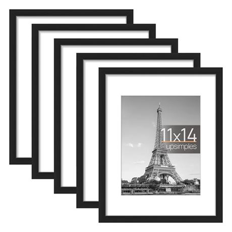 upsimples 11x14 Picture Frame Set of 5 Display Pi