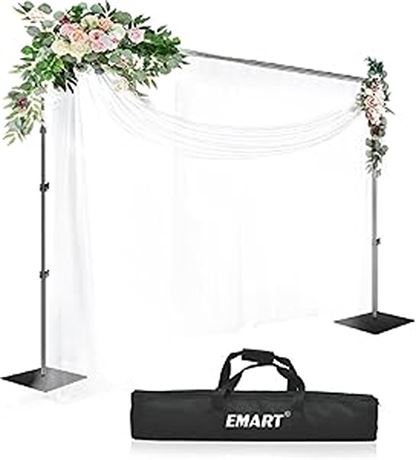 EMART Heavy Duty Backdrop Stand 8.5x10ft(HxW) Adju