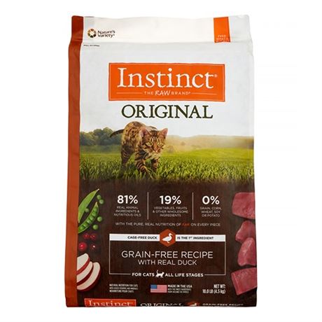 Instinct Original Grain Free Recipe with Natural Dry Cat Food 10 LbsBB-012024