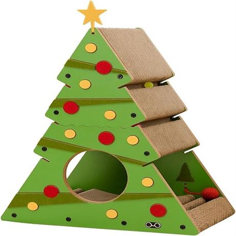 Pettopia Cat Christmas Tree Scratching Post - Ulti