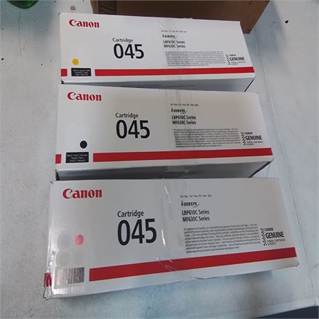 045 045H Toner Cartridge Compatible with Canon (3 pK)