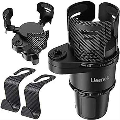 Ueenok Car Cup Holder Expander Adapter with Adjustable Base2-in-1 Universal