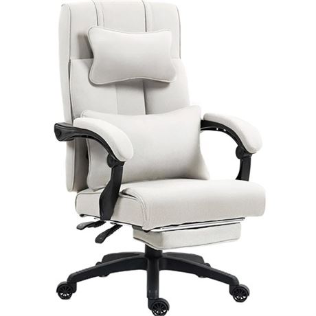Dowinx Executive Office Chair Big And Tall Fabric With Footrest