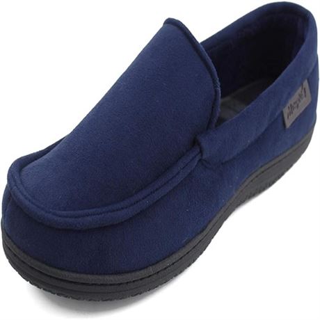 Comfortable House Slippers for Men Memory Form Moccasin Slipper size 9-10