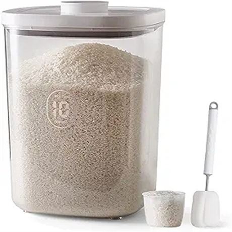 Rice Container 25 lbs10.5 Qt10 L25 lbs Rice Dispenser Food Storage Bin with
