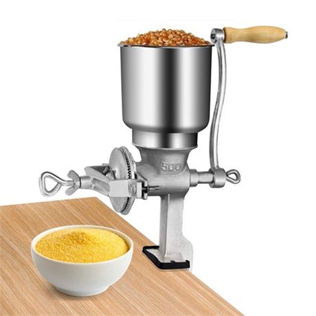 Grain Mill Manual Corn Grain Grinder Table Clamp