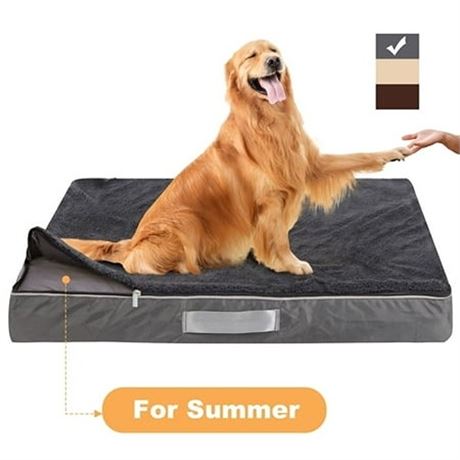 PayUSD Orthopedic Dog Bed for Large Dogs Thick Dog Mat with Removable Washable