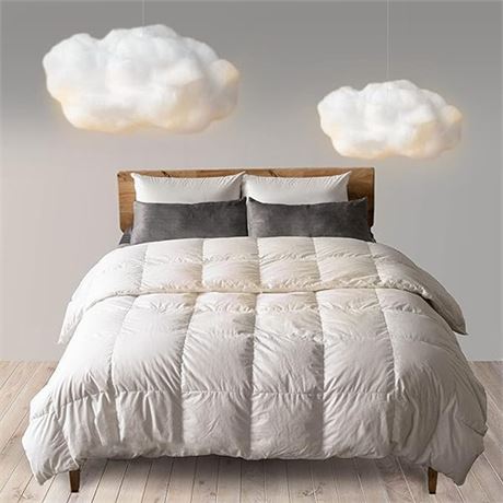 Ultra Soft All Season Duvet Insert Hotel Quality Natural Down Comforter