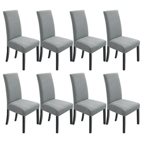 NORTHERN BROTHERS Chair Covers for Dining Room 8 Pack Chair Slipcovers Stretch