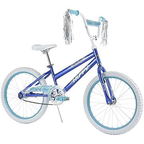 Huffy Illuminate 20 Girls Bike with Kickstand Blue