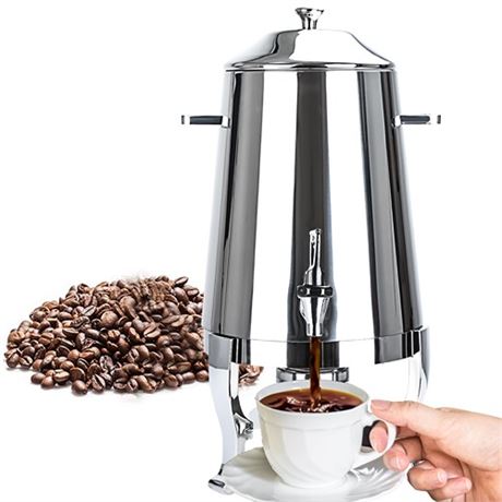Commercial Coffee Urn 13L100 Cup Stainless Steel Hot Water Dispenser Hot & I