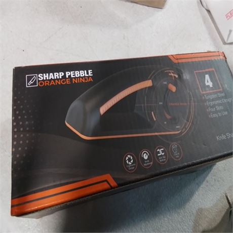 Orange Ninja 4-Stage Knife Sharpener - Premium Kit