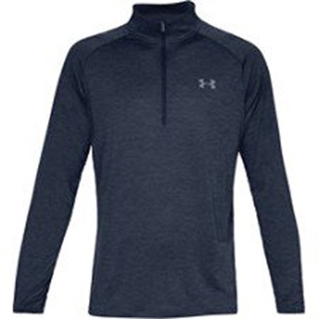 Under Armour 1328495409LG Tech 0.5 Zip Pullover Academy & Steel - Large