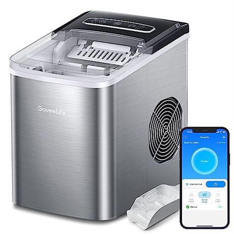 GoveeLife Smart Ice Makers Portable Countertop Ice Maker Machine with Self-Cle