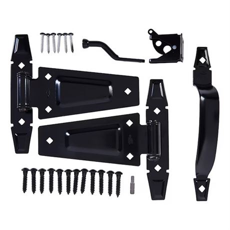 National Hardware 10-1150-in Black Gate Hardware Kit