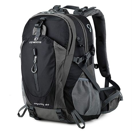 FENGDONG 40L Waterproof Lightweight Outdoor Daypack HikingCampingTravel Backpac