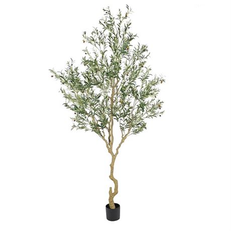 Nafresh Tall Faux Olive Tree9ft108in