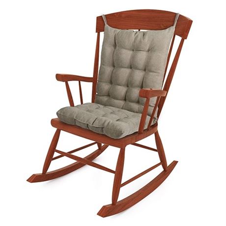 Tiita IndoorOutdoor SeatBack Chair Cushion Tufte  Navy Blue