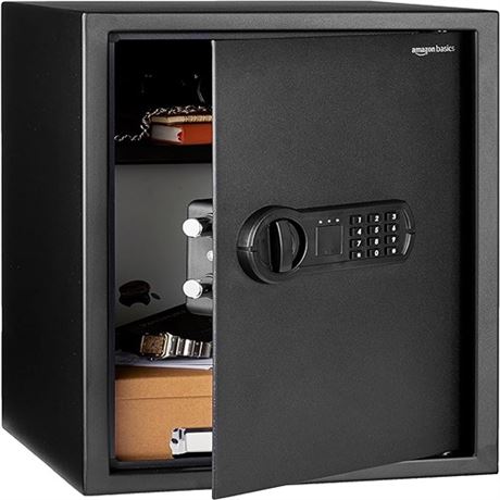 Model Could Vary. Steel Home Security Electronic Safe with Programmable Keypad L