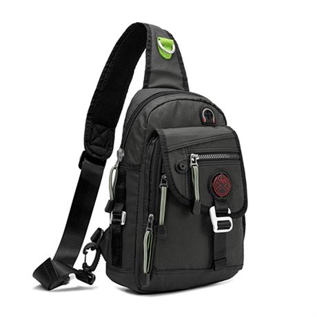 NICGID Sling Bag Chest Shoulder Backpack Crossbody Bags for iPad Tablet Outdoor