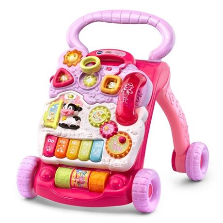 VTech Sit-to-Stand Learning Walker (Frustration Free Packaging) Pink