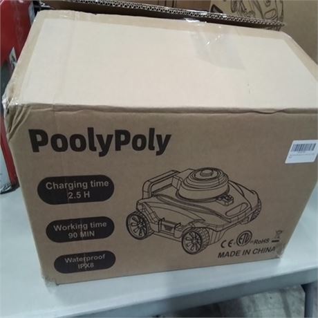 PoolyPoly 2024 New Cordless Robotic Pool Cleaner Cordless Pool Vacuum Robot wi
