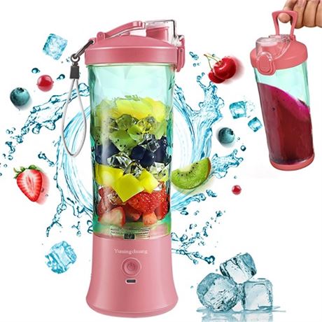 Portable Blender BPA Free Personal Blender with Waterproof USB Shakes and Smoot