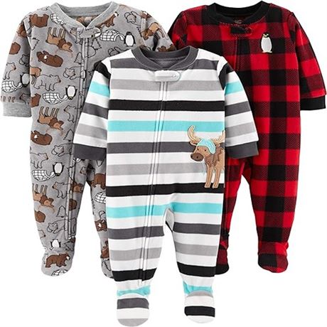 Simple Joys by Carters Baby Boys 3-Pack Loose Fi