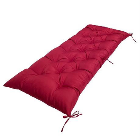 Eoieov Waterproof Bench Cushions for Outdoor Furniture 40 x 20inches Burgundy P