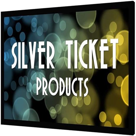 Silver Ticket Products STR Series 6 Piece Home Theater Fixed Frame 4K  8K Ultr