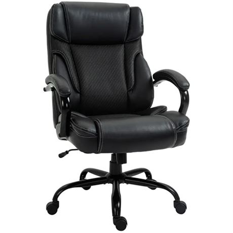 Vinsetto 484LBS Big and Tall Ergonomic Executive Office Chair with Wide Seat Hi
