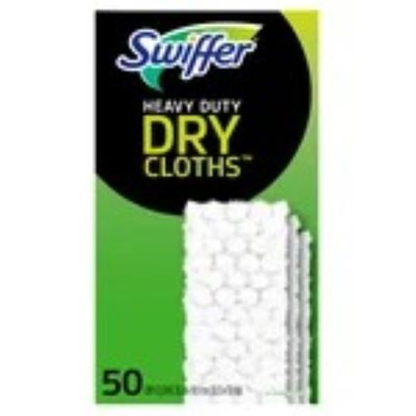 Swiffer Heavy Duty Dry Sweeping Cloth Refills - 50 Count