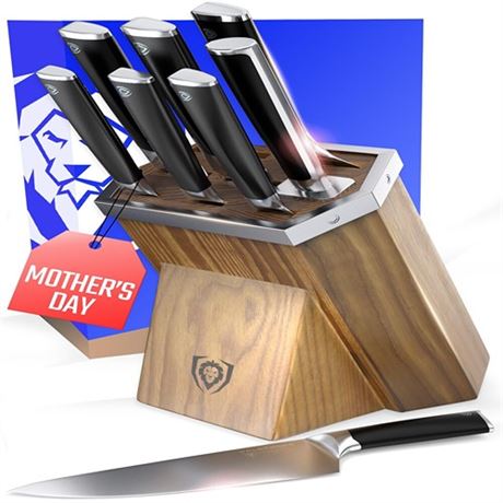 DALSTRONG Knife Block Set - 8 Piece - Vanquish Series - Forged High Carbon Germ