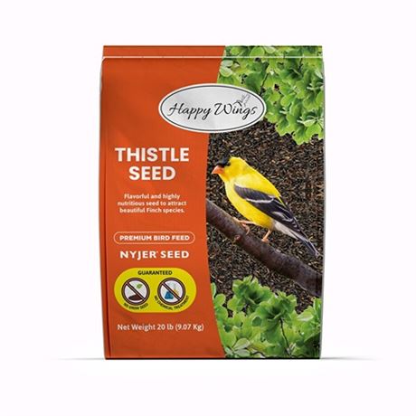 Happy Wings NyjerThistle Seeds Wild Bird Food (Exp. 15Jan26)