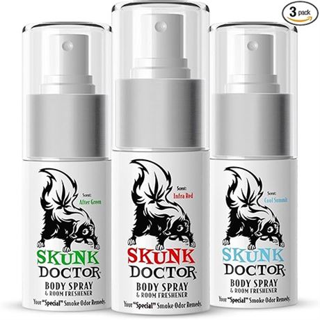 Smoke Odor Eliminator Spray (Pack of 3 Scents)  Multi Purpose - Smoke- 3PK