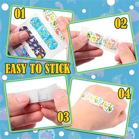 Bullseyes Kids Bandages 72 CT  Wear Like Stickers Flexible Adh