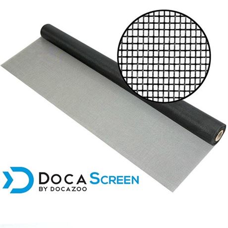 DocaScreen 96 in. X 100 Ft. Fiberglass Window Screen Mesh Porch and Patio Scre