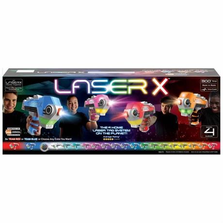 Laser X Revolution Blaster-to-Blaster - 4 Player Laser X Revolution Blasters