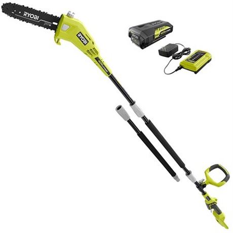 10 in. 40-Volt Lithium-Ion Cordless Battery Pole Saw 2.0 Ah Battery and Charger