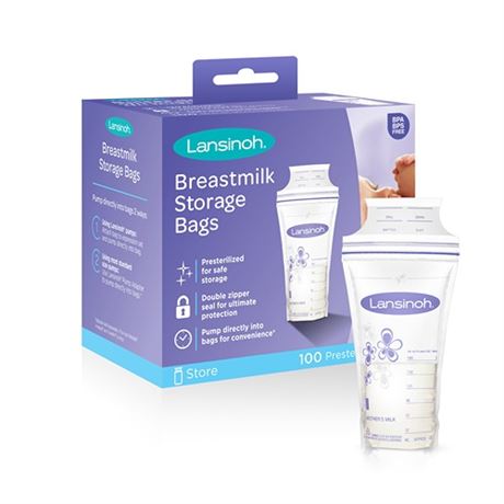 Lansinoh Breastmilk Storage Bag  100ct