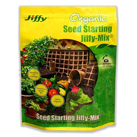 Jiffy Natural & Organic Seed Starting Soil Mix 10