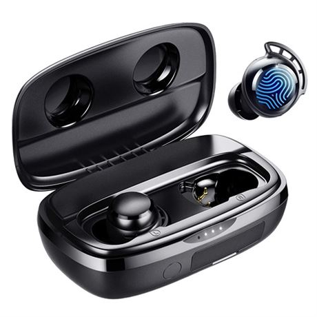 Tribit Wireless Earbuds 110H Playtime Bluetooth 5.3 IPX8 Waterproof Touch Contr