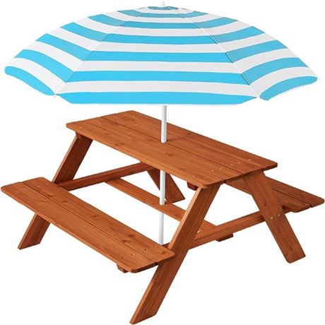 Best Choice Products Kids Wooden Picnic Table