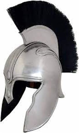 AnNafi Achilles Troy Armor Helmet  Medieval Knight Armor Costume  Metal Repli