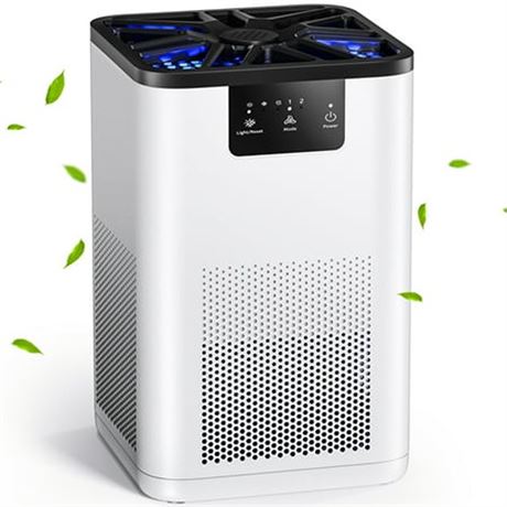 ALROCKET Air Purifier  with H13 True HEPA Filter  Remove 99.9 Smoke Dust Aller
